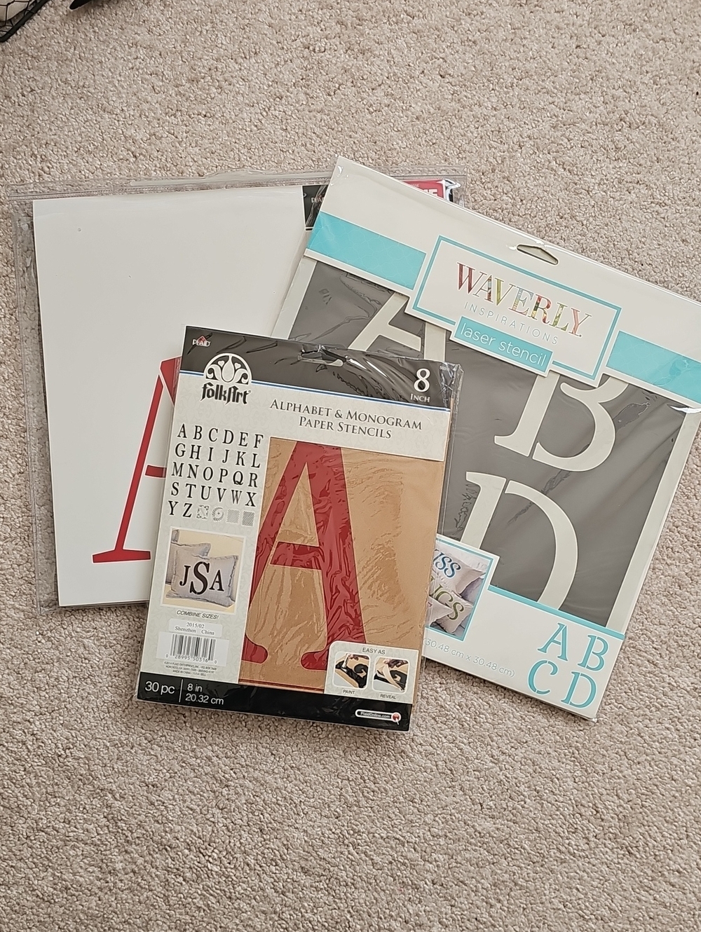 Alphabet & Monogram Stencil Bundle